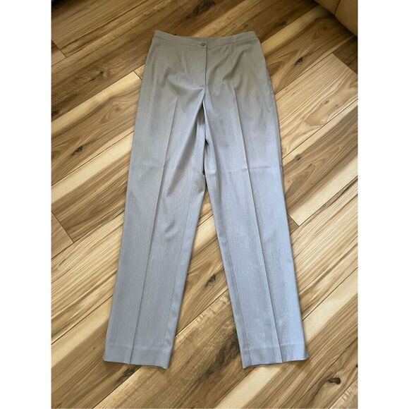 LIZ CLAIBORNE Grey High Rise  Women’s Trousers Size Medium - Picture 1 of 9